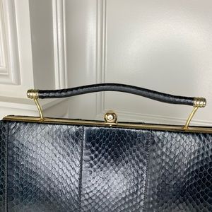 Vintage Snake Skin Versatile Clutch or Handbag